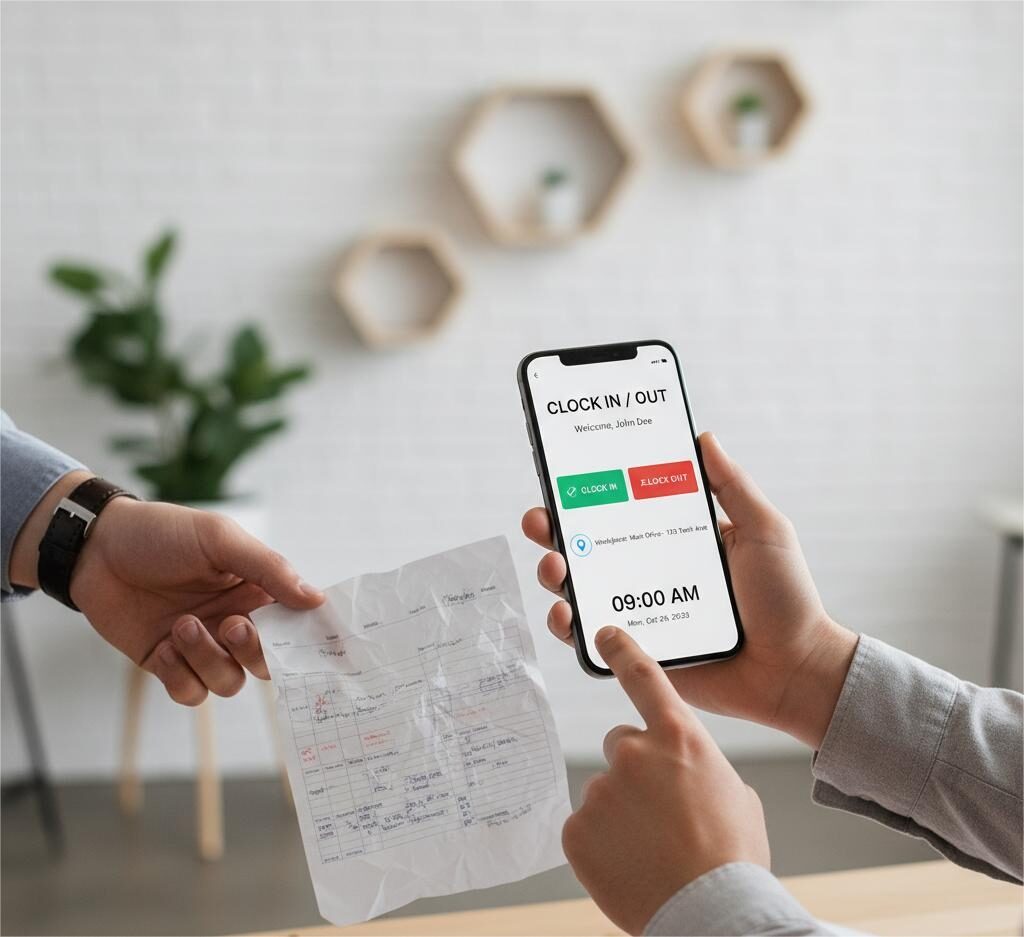 אפליקציית שעון נוכחות